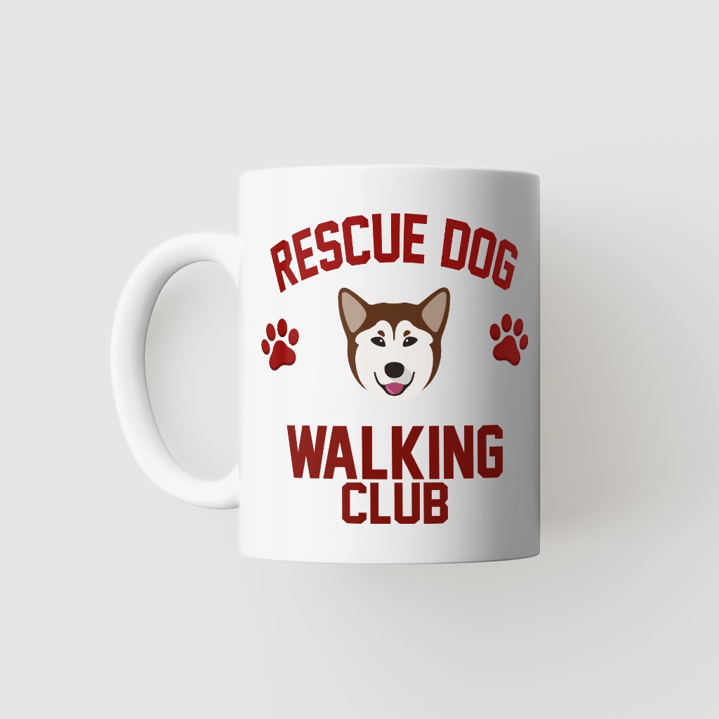 Walking Club: Personalized {breedFullName} Mug