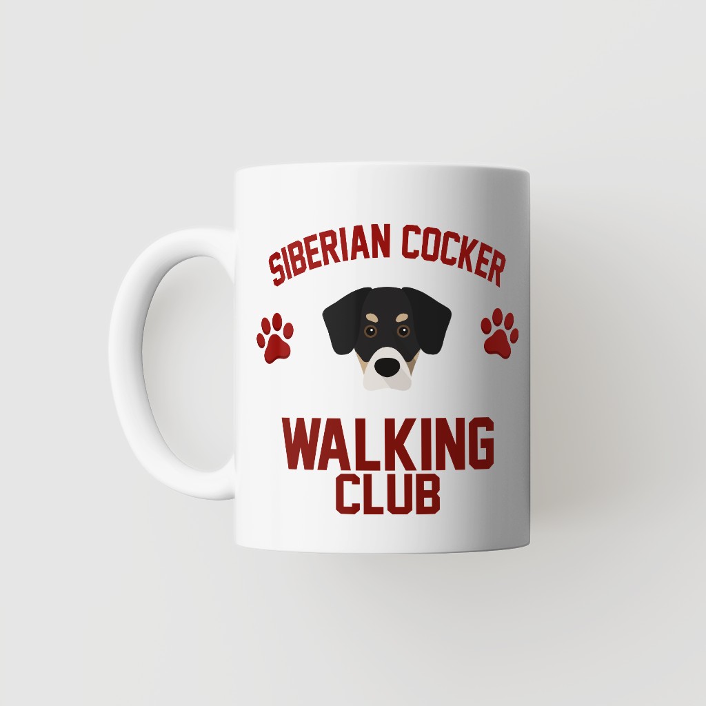 Walking Club: Personalized {breedFullName} Mug