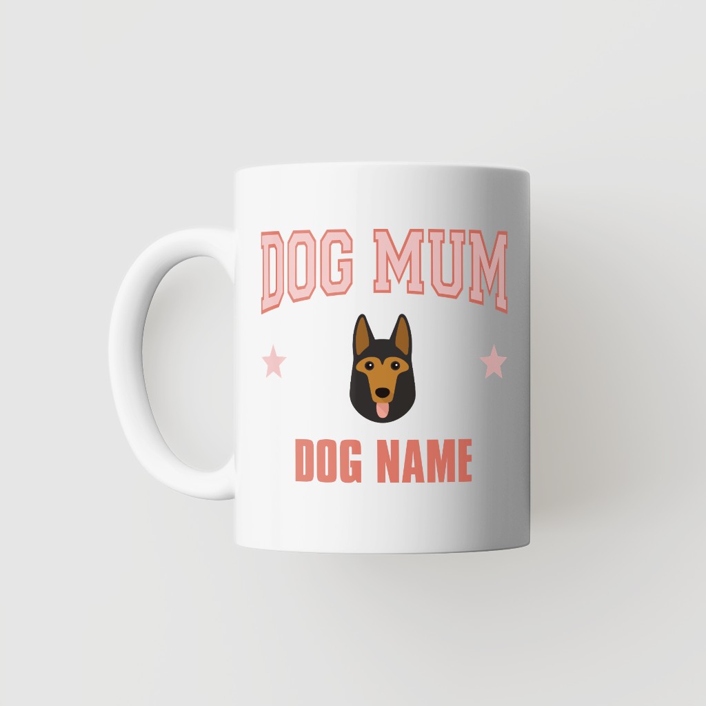 Dog Mum: Personalised {breedFullName} Mug