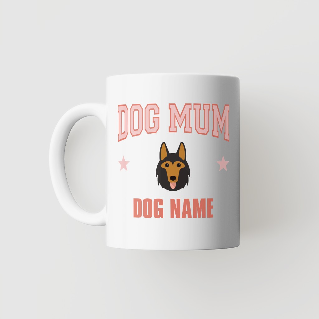Dog Mum: Personalised {breedFullName} Mug