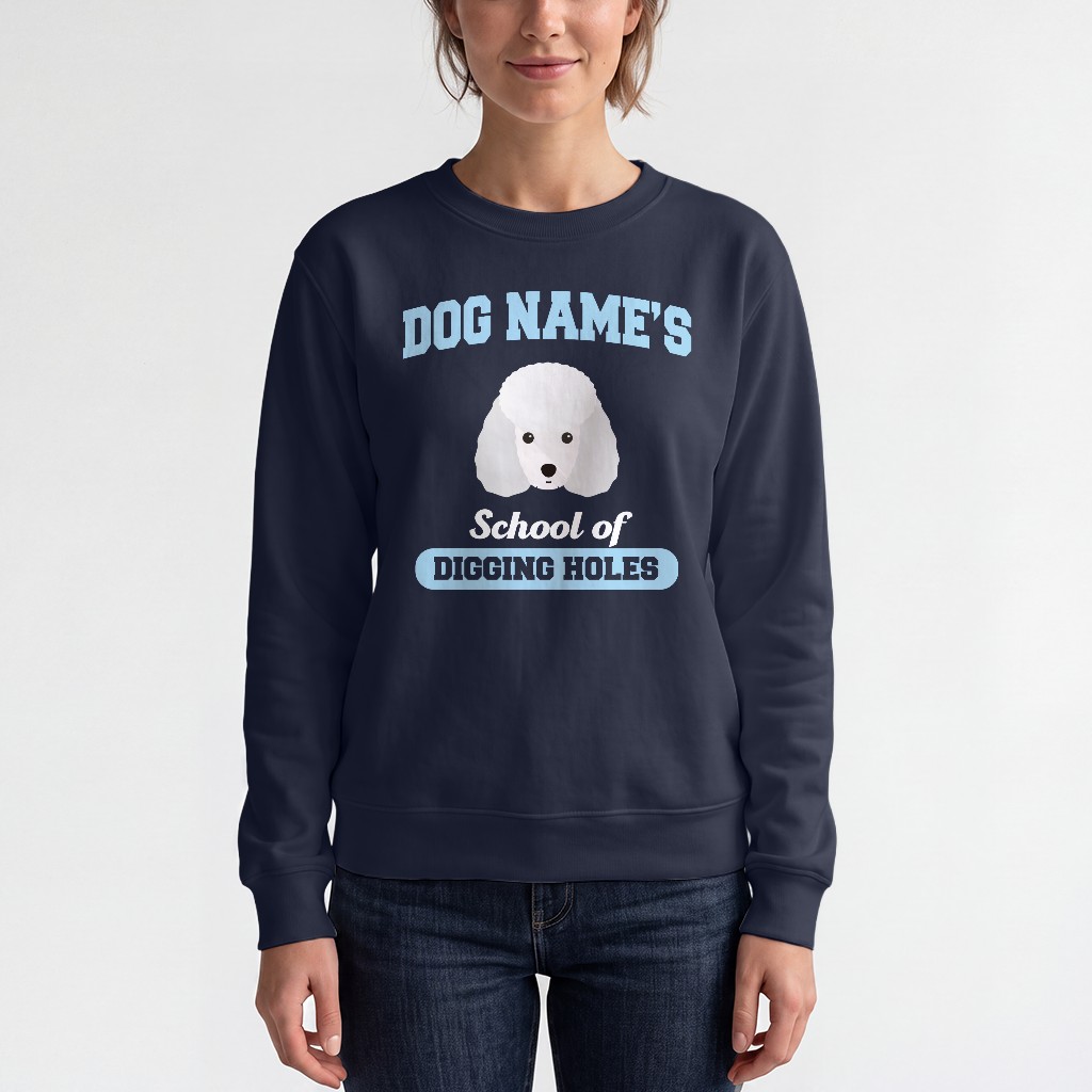 Personalized Varsity for Miniature Poodle Lovers