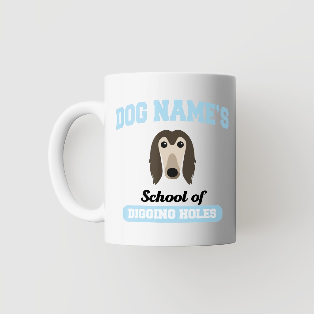 School of Digging Holes: Personalized {breedFullName} Mug