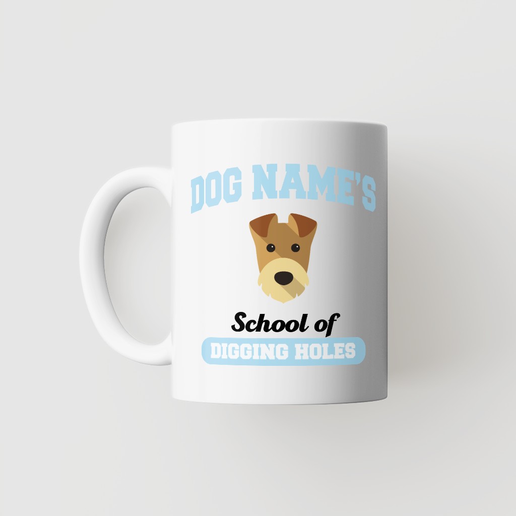 School of Digging Holes: Personalized {breedFullName} Mug