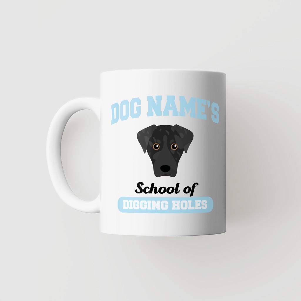 School of Digging Holes: Personalized {breedFullName} Mug