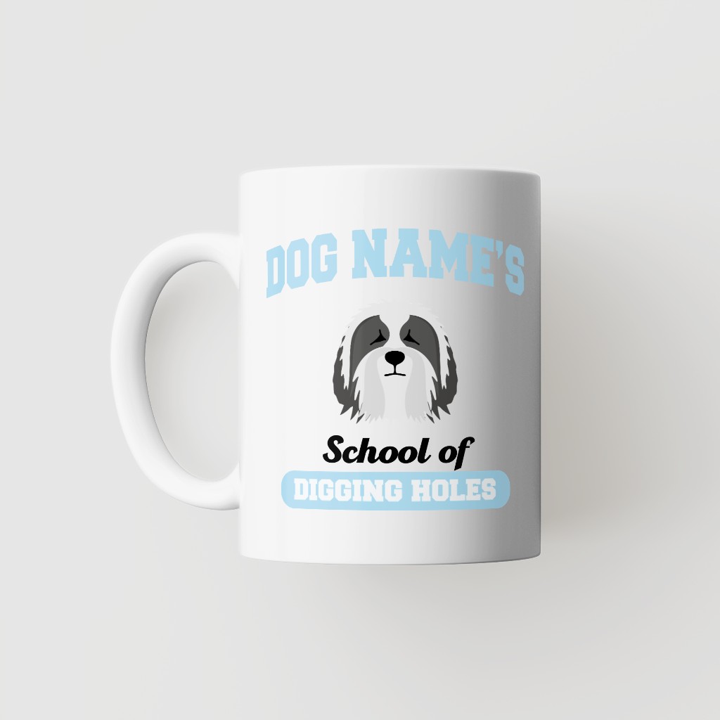 School of Digging Holes: Personalized {breedFullName} Mug