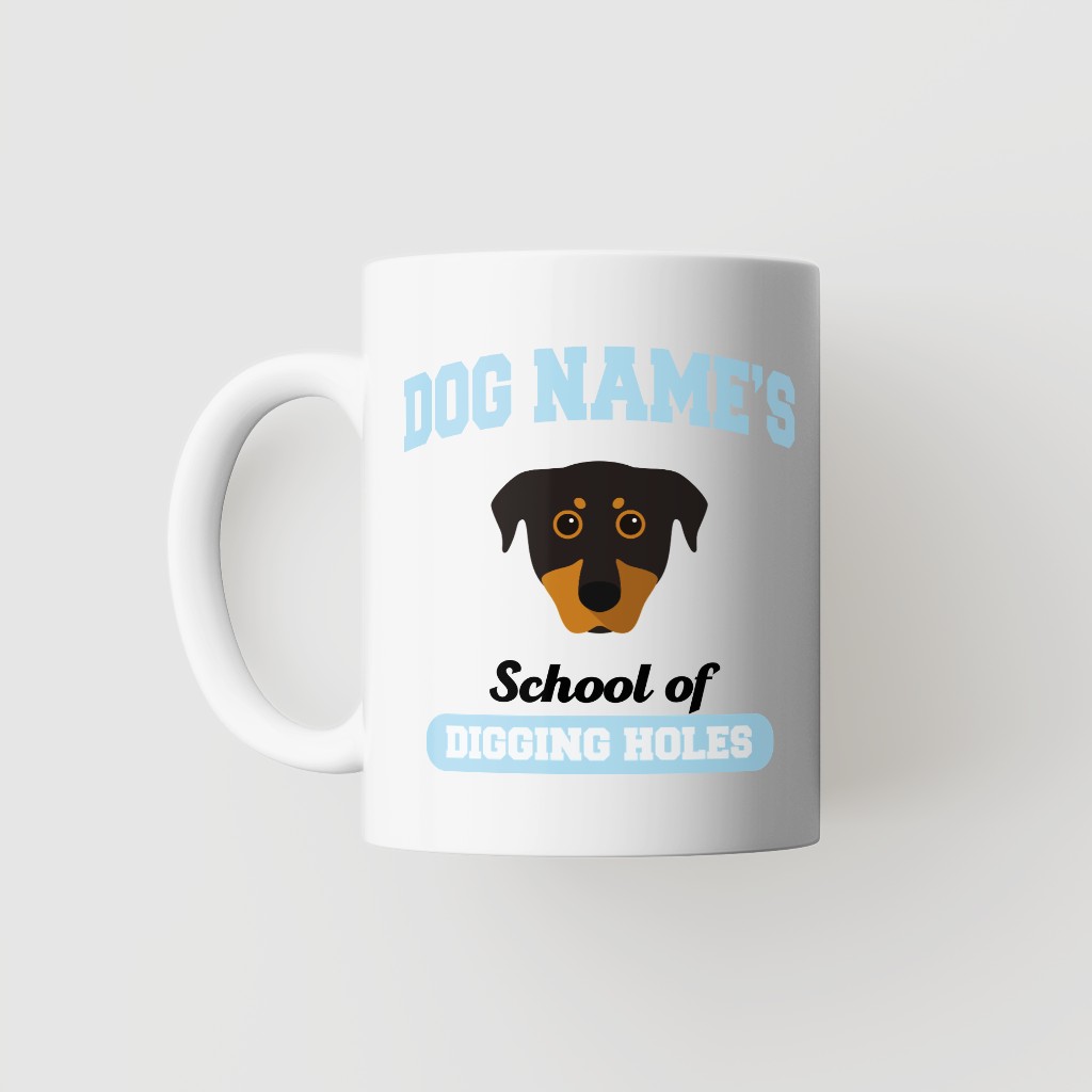 School of Digging Holes: Personalised {breedFullName} Mug