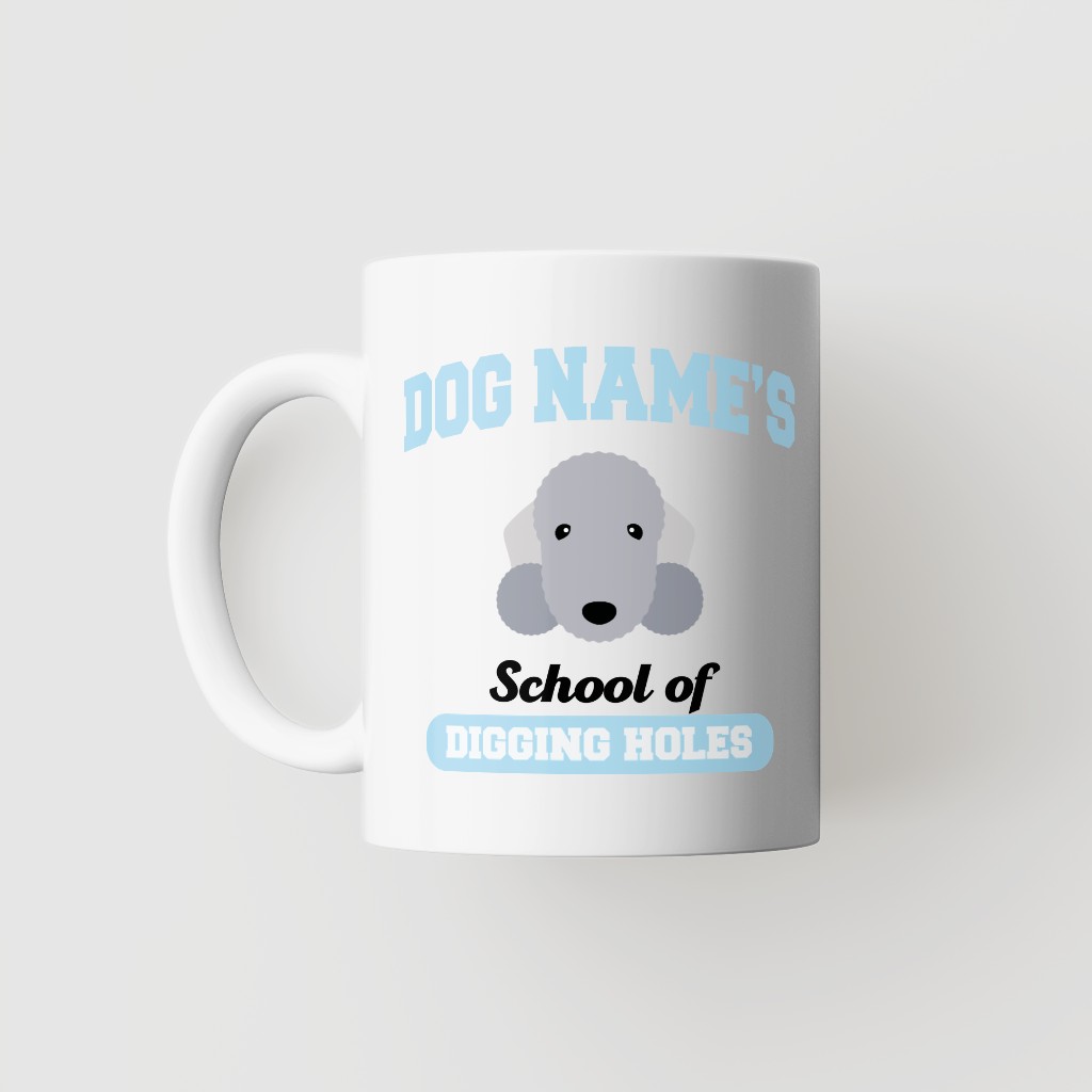 School of Digging Holes: Personalized {breedFullName} Mug