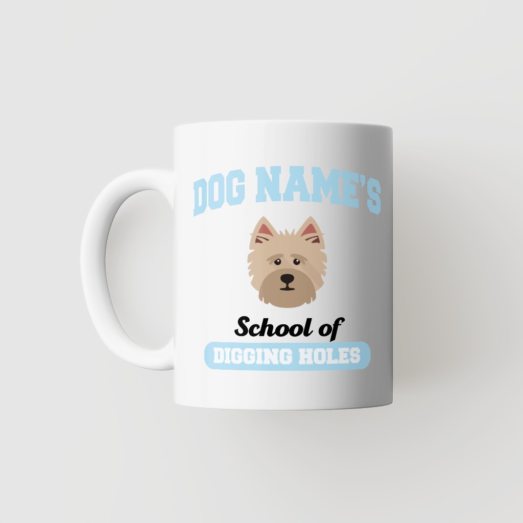 School of Digging Holes: Personalized {breedFullName} Mug