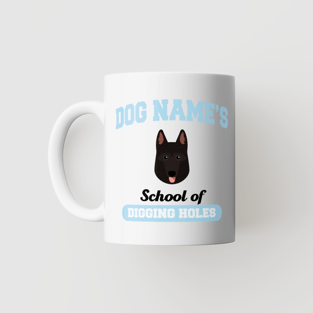 School of Digging Holes: Personalized {breedFullName} Mug