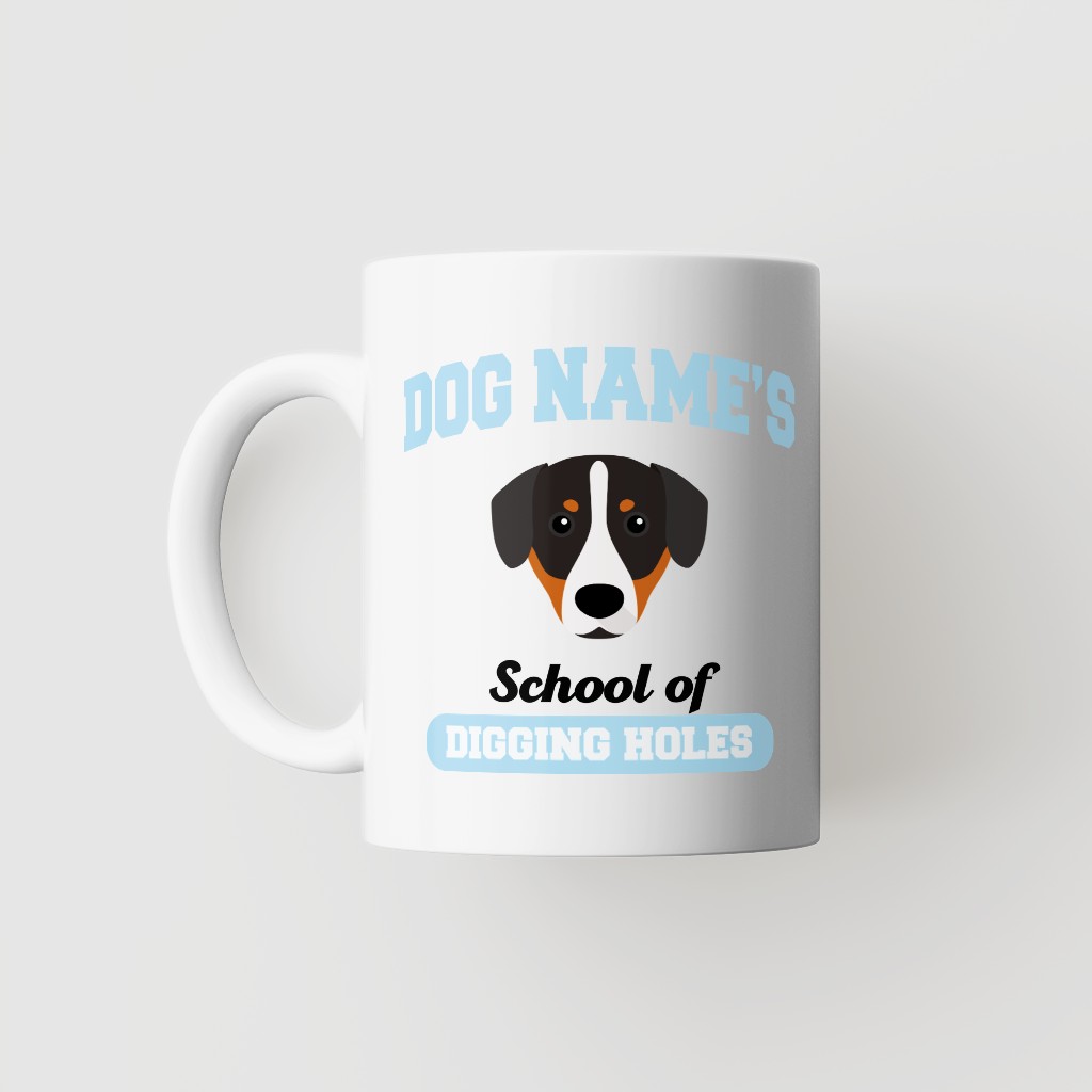 School of Digging Holes: Personalized {breedFullName} Mug