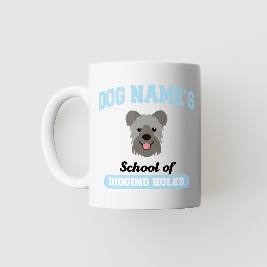 School of Digging Holes: Personalized {breedFullName} Mug