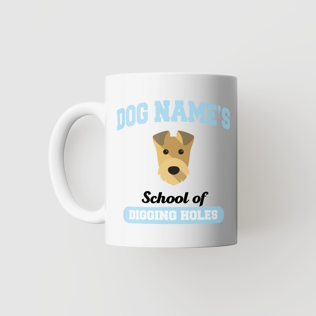 School of Digging Holes: Personalized {breedFullName} Mug