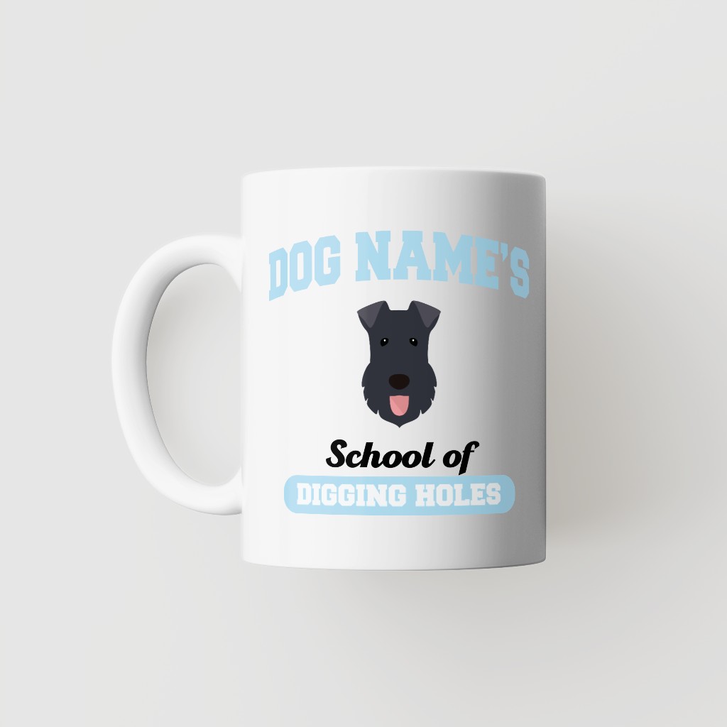 School of Digging Holes: Personalized {breedFullName} Mug