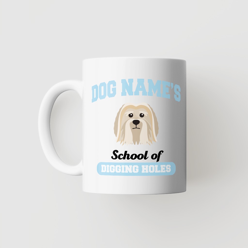 School of Digging Holes: Personalized {breedFullName} Mug