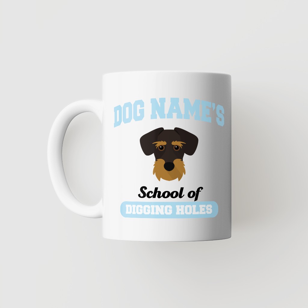School of Digging Holes: Personalized {breedFullName} Mug