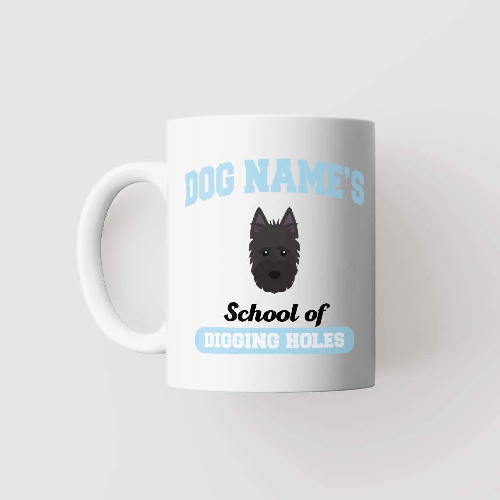 School of Digging Holes: Personalized {breedFullName} Mug