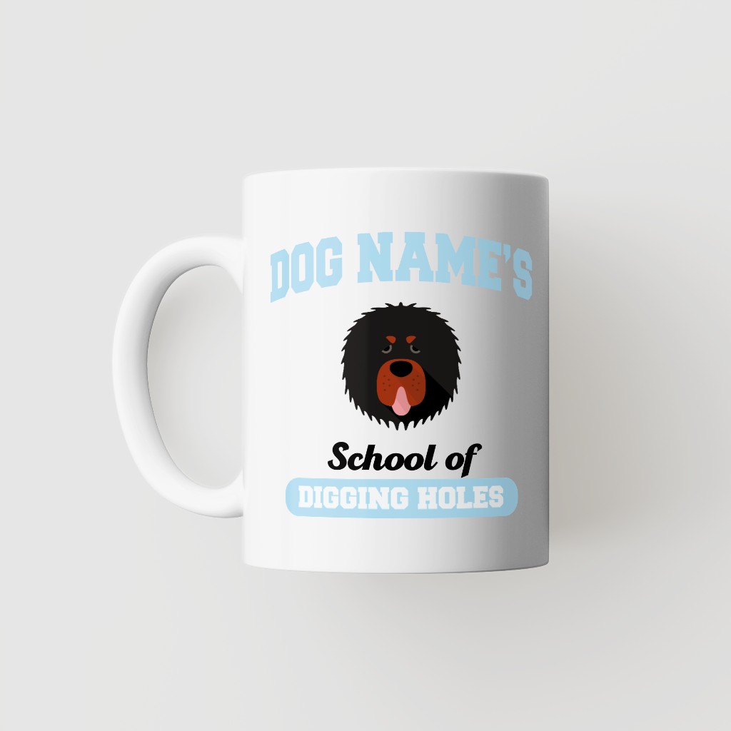 School of Digging Holes: Personalized {breedFullName} Mug