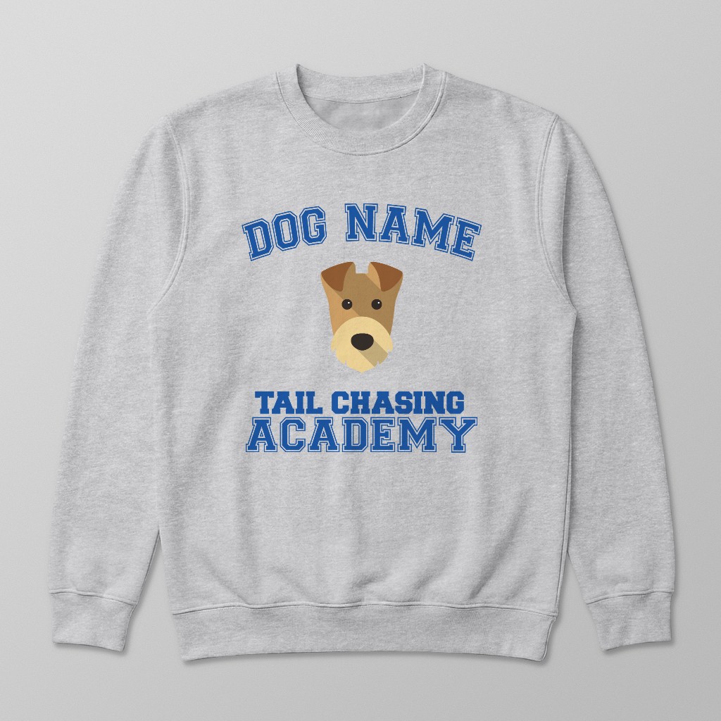 Tail Chasing Academy: Personalized {breedFullName} Sweatshirt