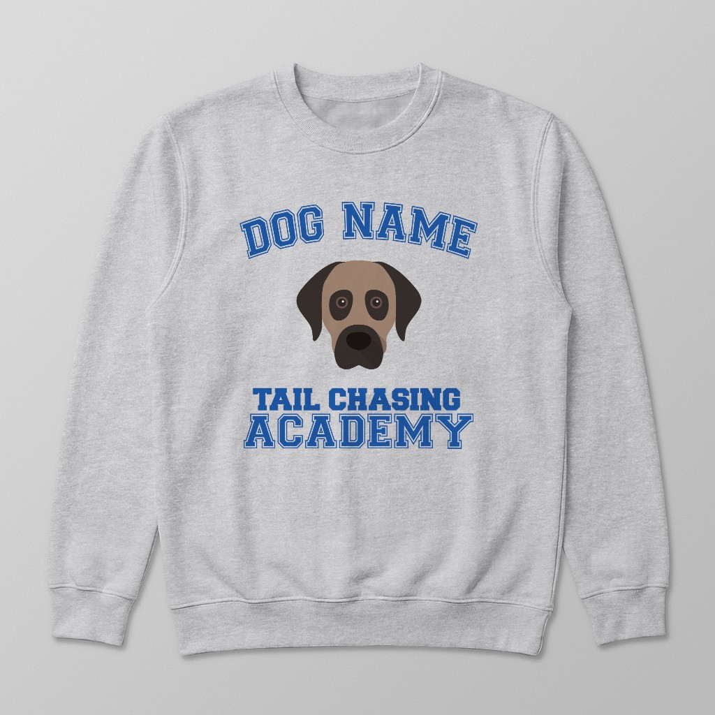 Tail Chasing Academy: Personalized {breedFullName} Sweatshirt