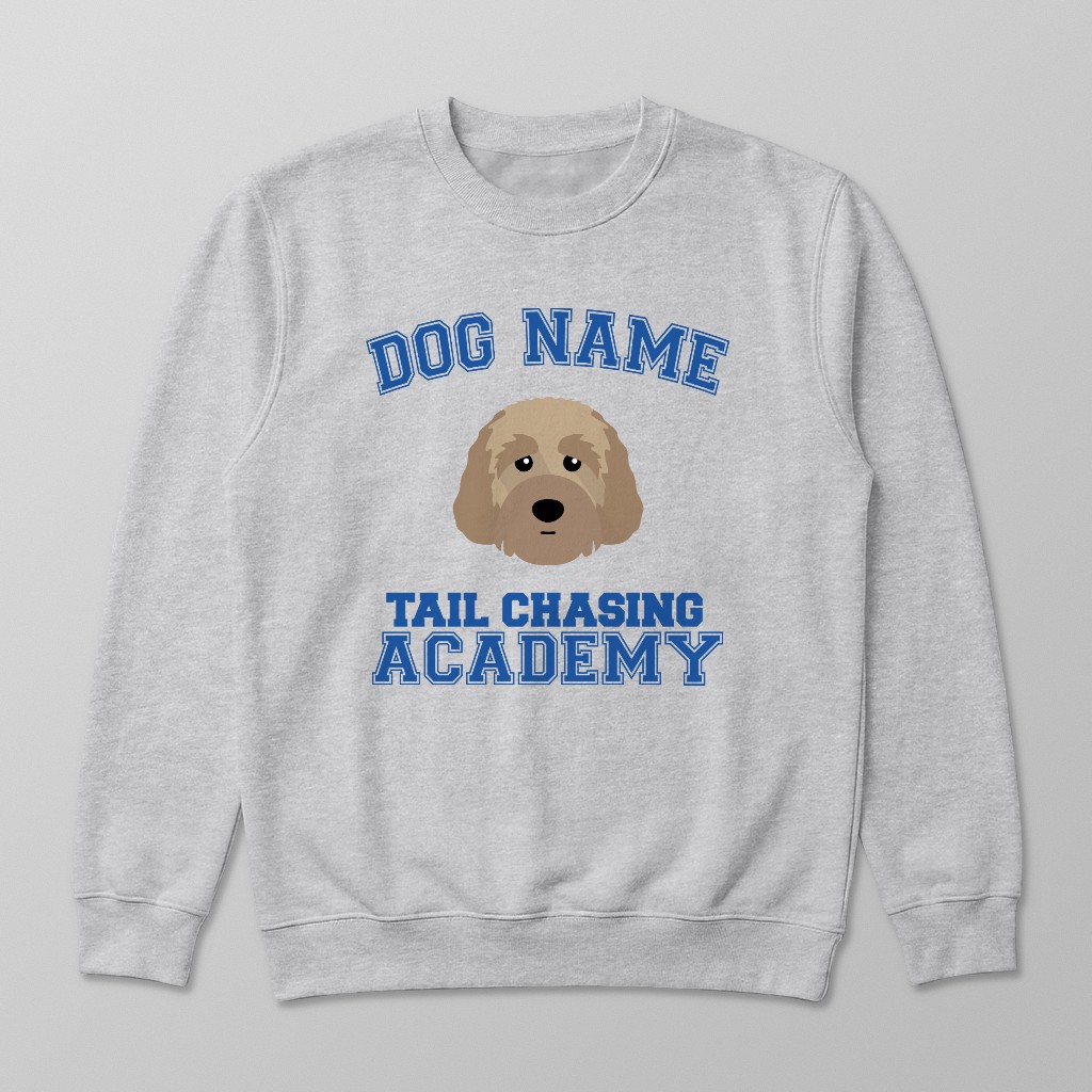 Tail Chasing Academy: Personalized {breedFullName} Sweatshirt
