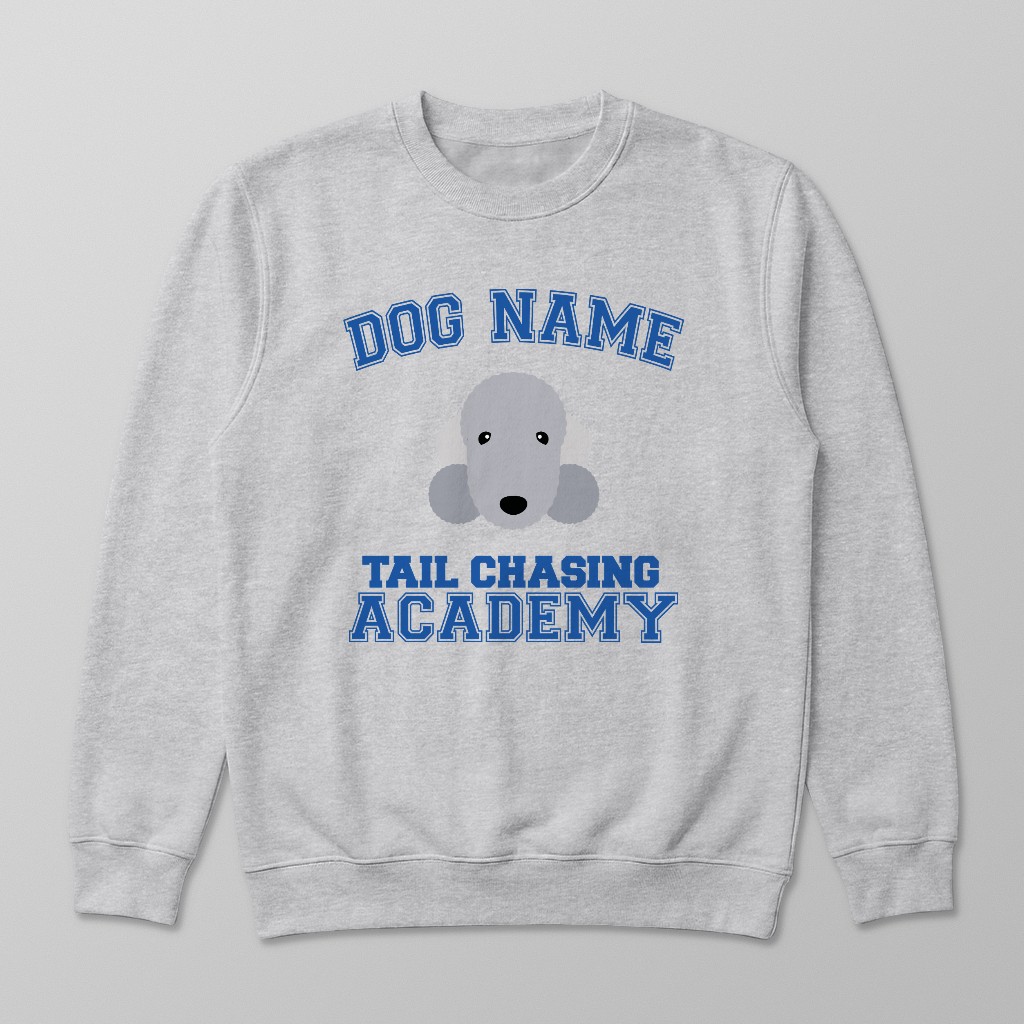 Tail Chasing Academy: Personalized {breedFullName} Sweatshirt