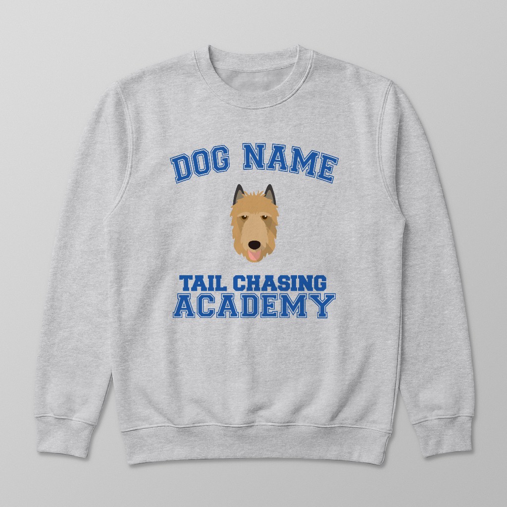 Tail Chasing Academy: Personalized {breedFullName} Sweatshirt