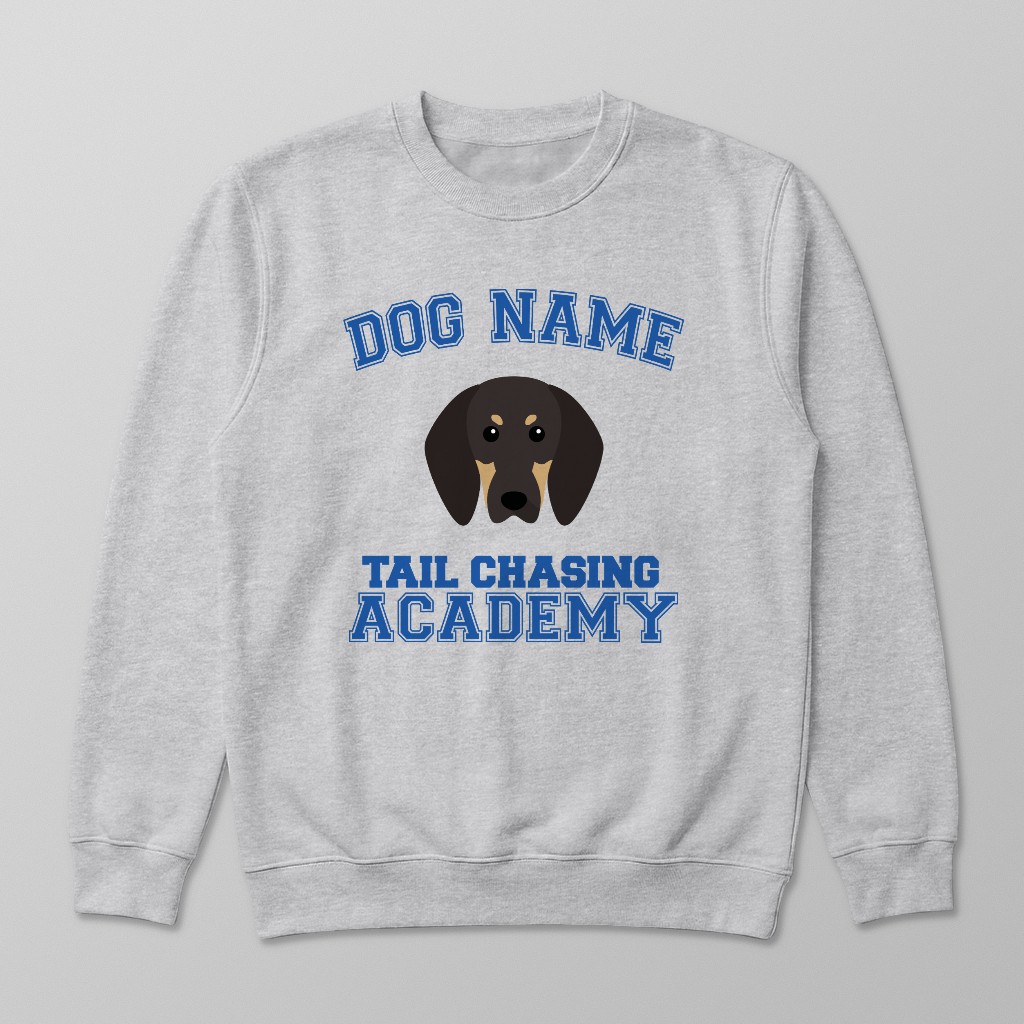 Tail Chasing Academy: Personalized {breedFullName} Sweatshirt