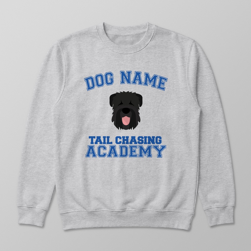 Tail Chasing Academy: Personalized {breedFullName} Sweatshirt