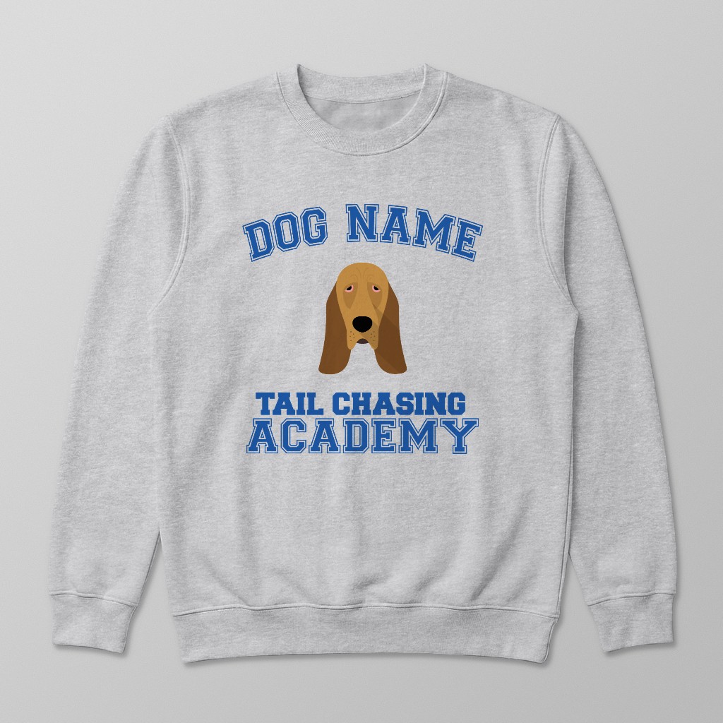 Tail Chasing Academy: Personalized {breedFullName} Sweatshirt