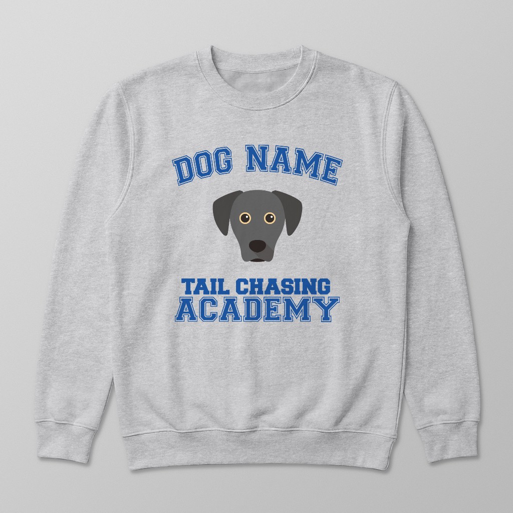 Tail Chasing Academy: Personalized {breedFullName} Sweatshirt
