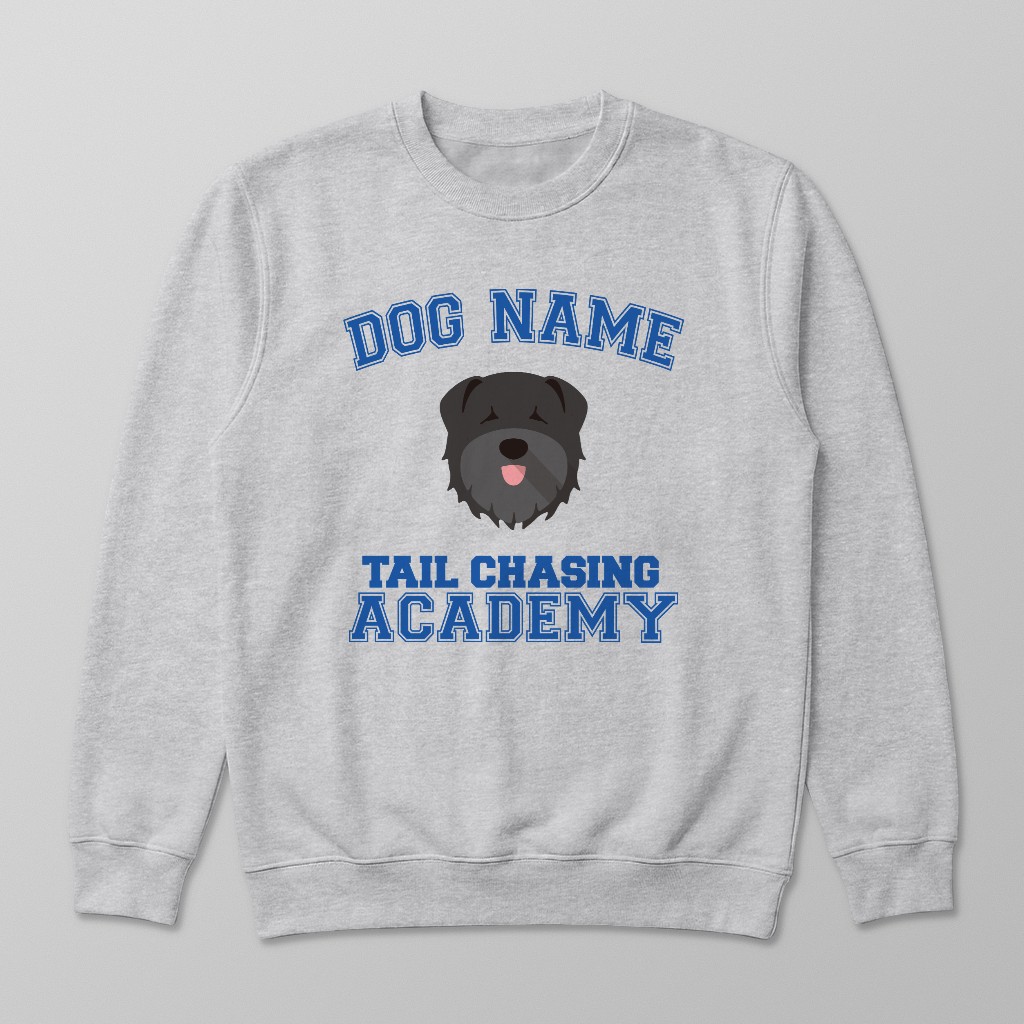 Tail Chasing Academy: Personalized {breedFullName} Sweatshirt