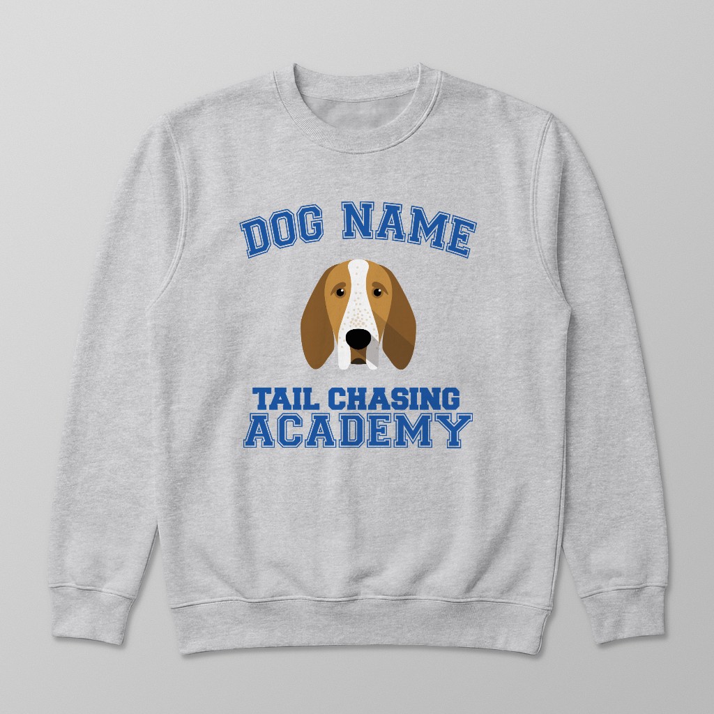 Tail Chasing Academy: Personalized {breedFullName} Sweatshirt