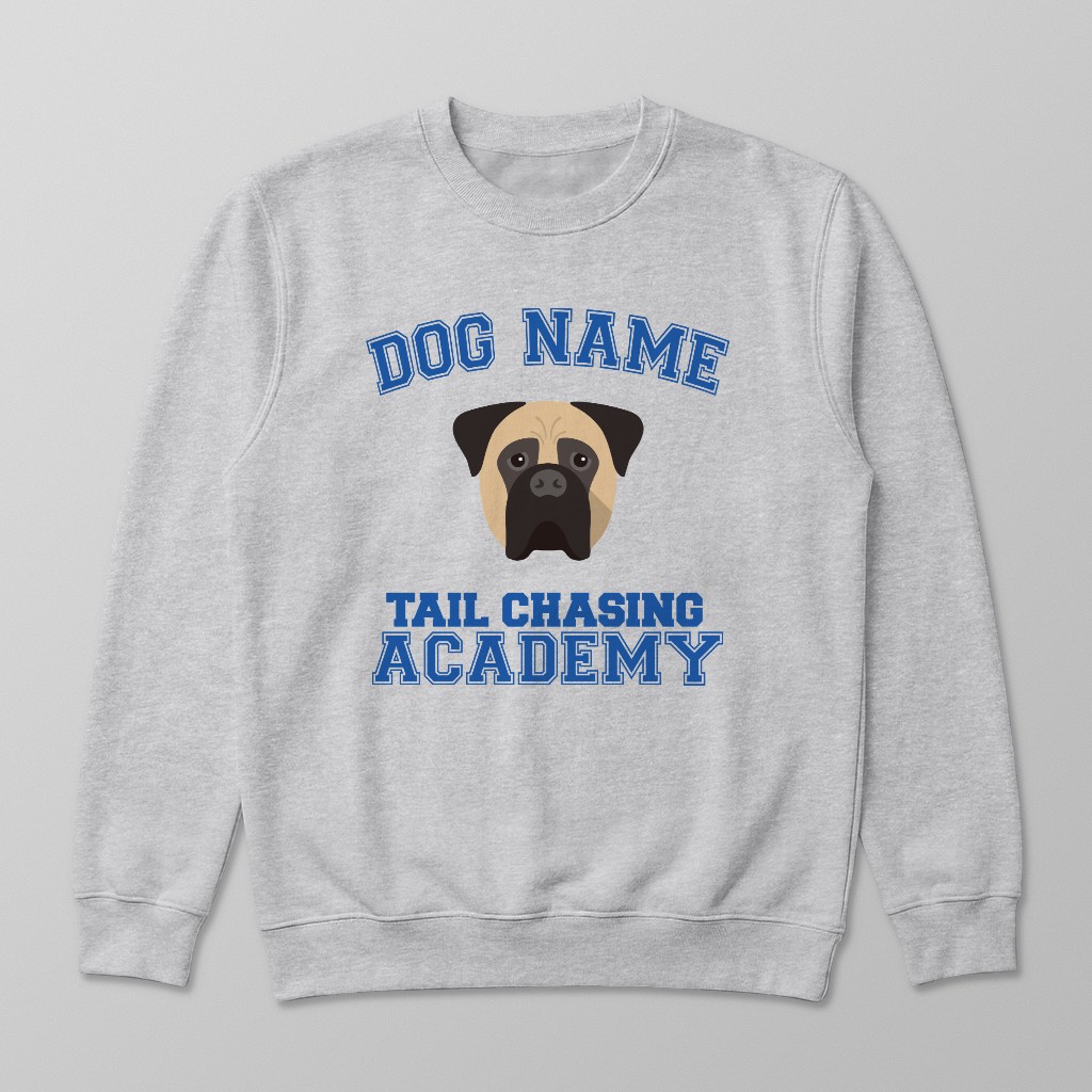 Tail Chasing Academy: Personalized {breedFullName} Sweatshirt