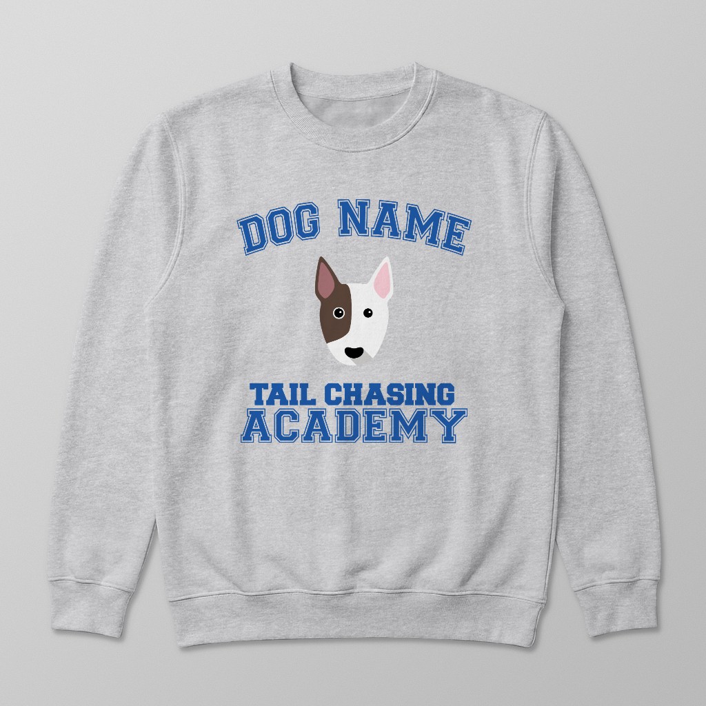 Tail Chasing Academy: Personalized {breedFullName} Sweatshirt