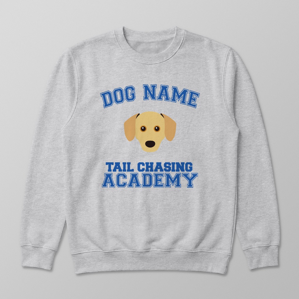 Tail Chasing Academy: Personalized {breedFullName} Sweatshirt