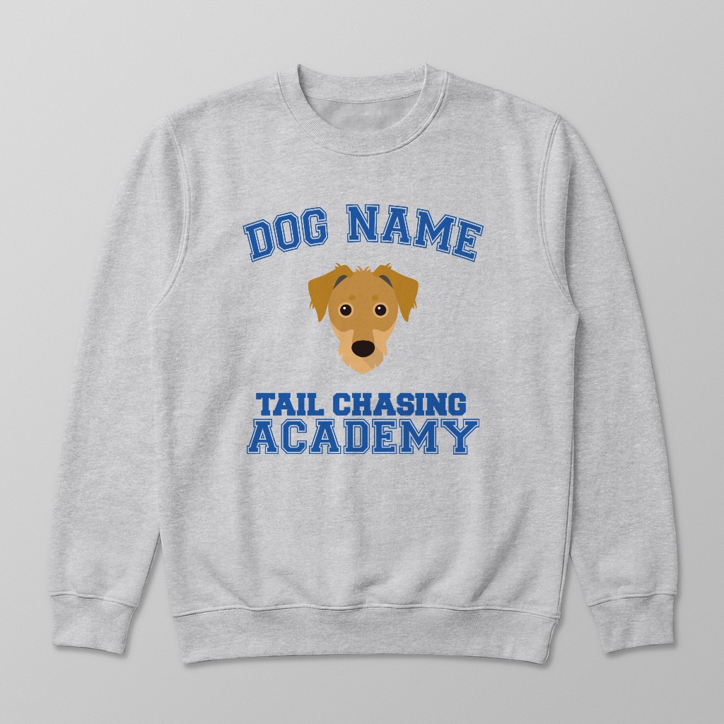Tail Chasing Academy: Personalized {breedFullName} Sweatshirt