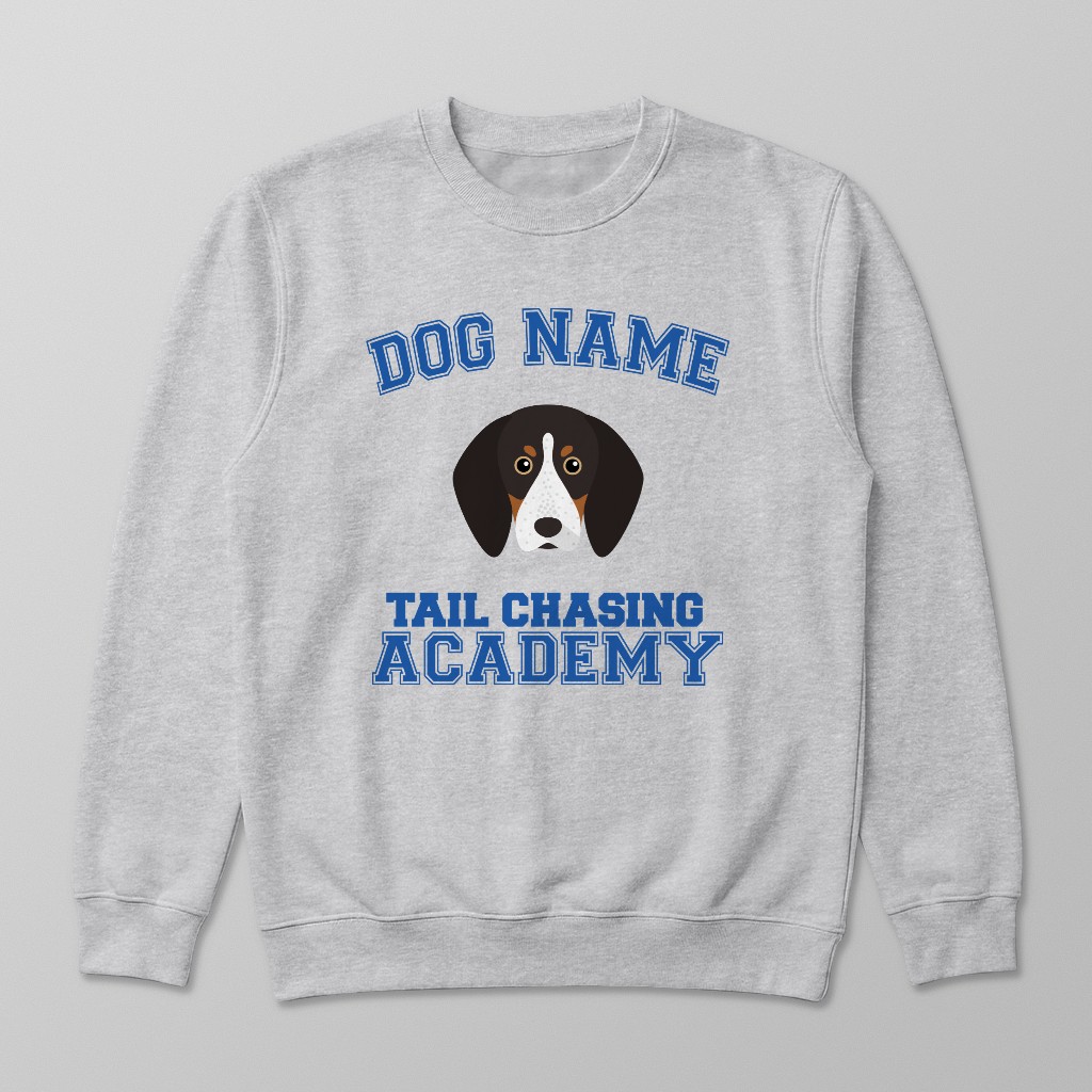 Tail Chasing Academy: Personalized {breedFullName} Sweatshirt