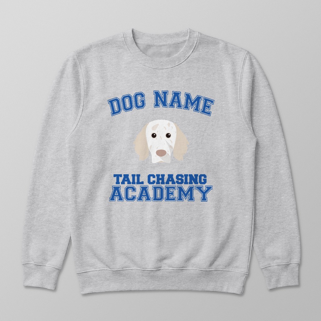 Tail Chasing Academy: Personalized {breedFullName} Sweatshirt