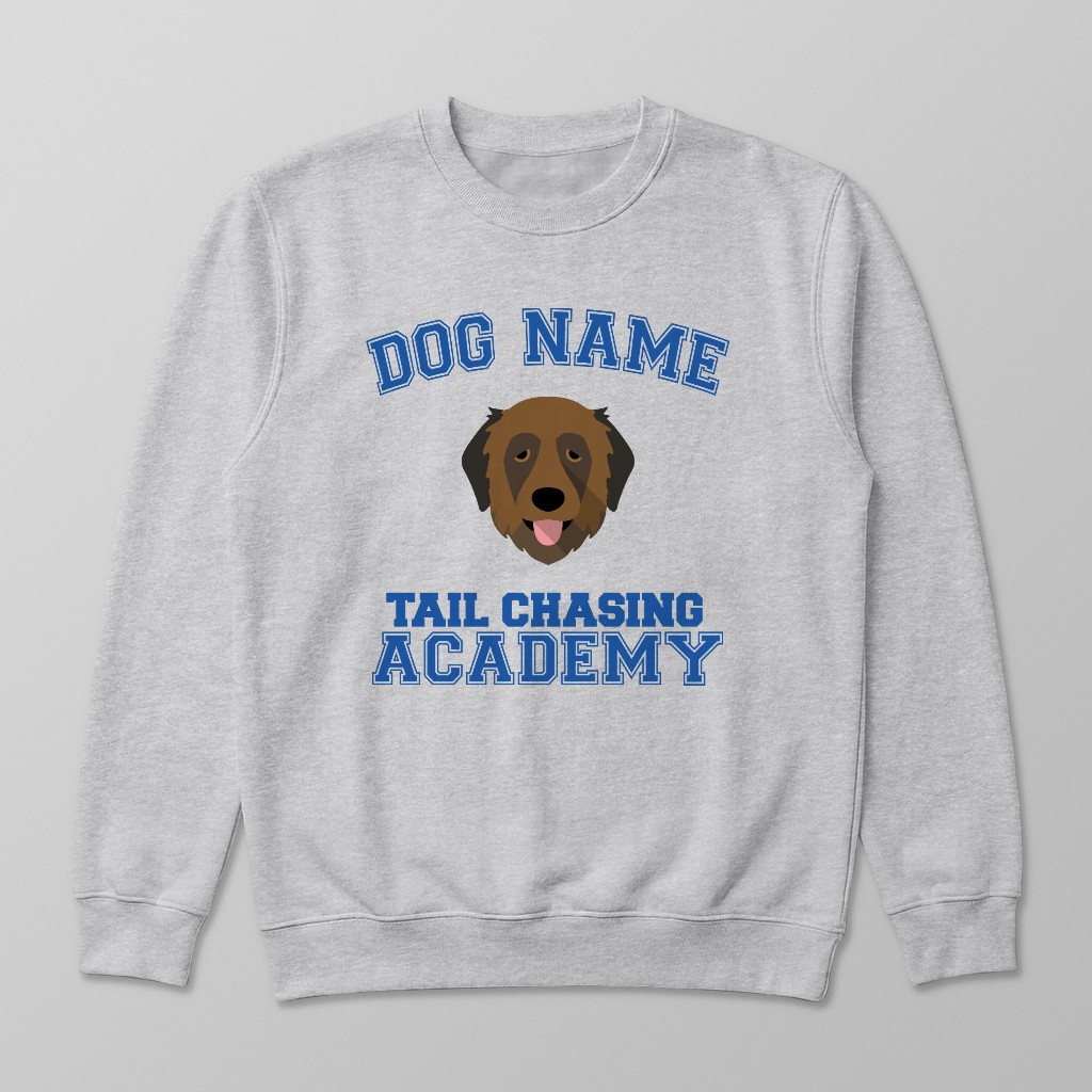 Tail Chasing Academy: Personalized {breedFullName} Sweatshirt