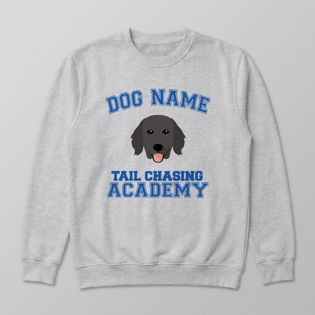 Tail Chasing Academy: Personalized {breedFullName} Sweatshirt