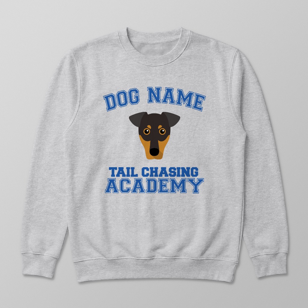 Tail Chasing Academy: Personalized {breedFullName} Sweatshirt