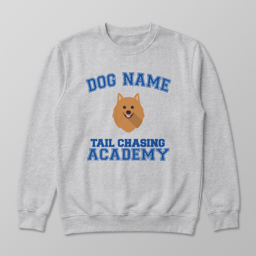 Tail Chasing Academy: Personalized {breedFullName} Sweatshirt