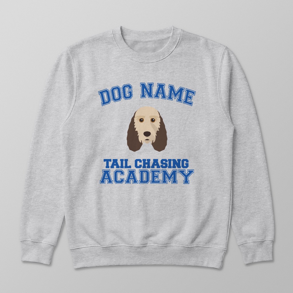 Tail Chasing Academy: Personalized {breedFullName} Sweatshirt