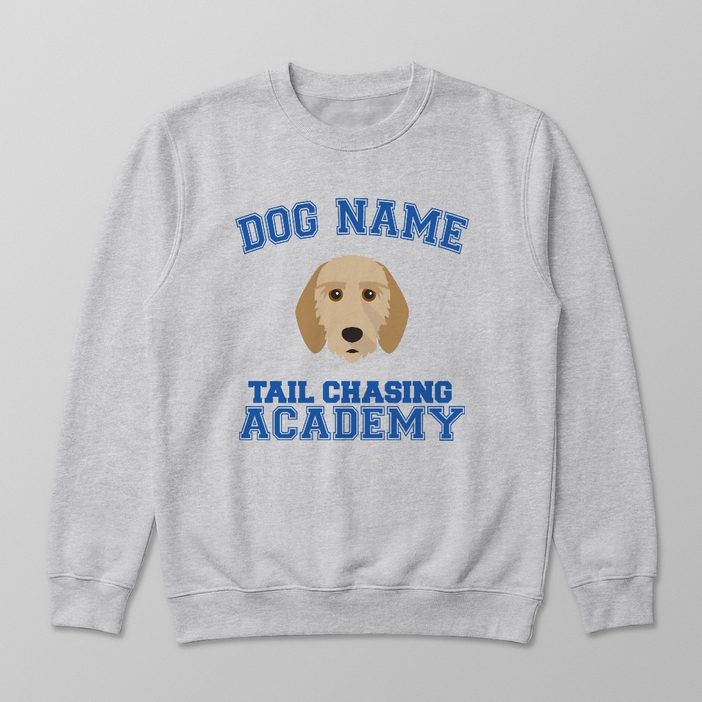 Tail Chasing Academy: Personalized {breedFullName} Sweatshirt