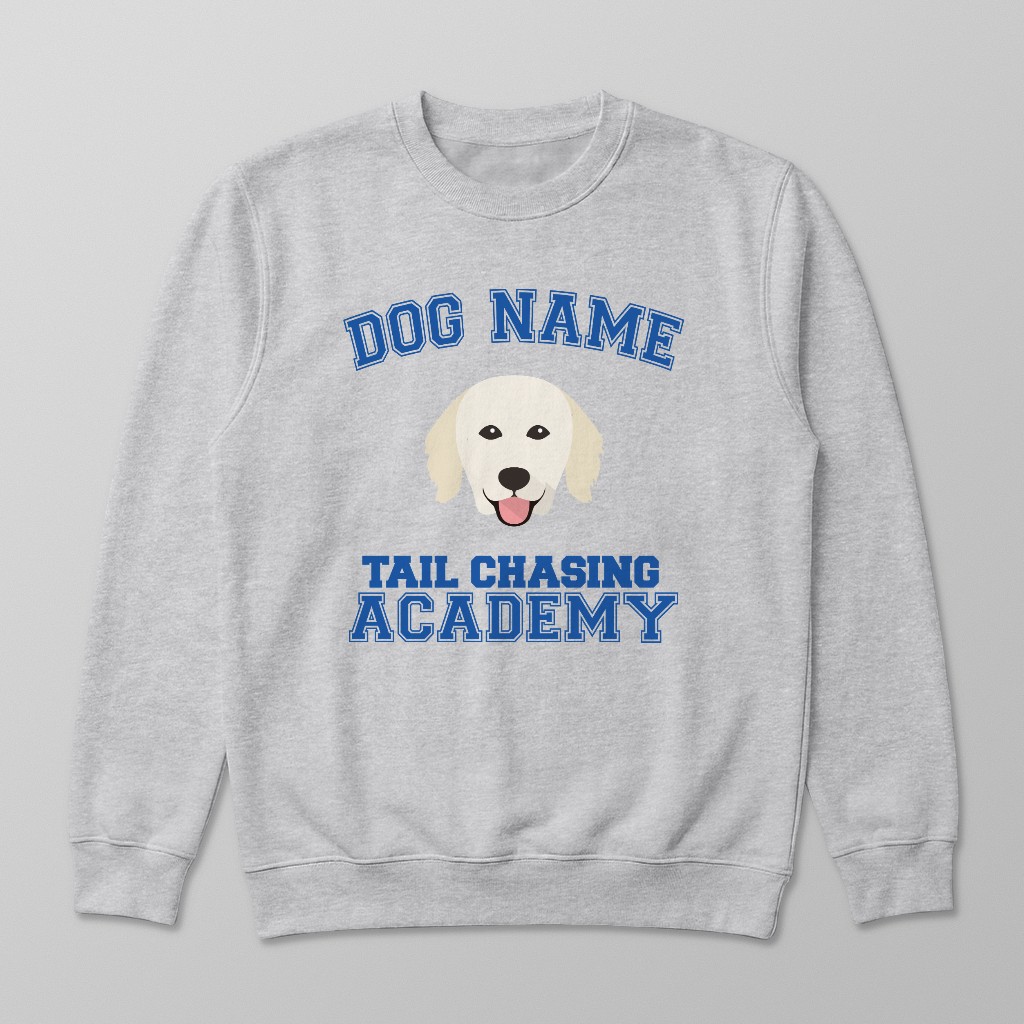 Tail Chasing Academy: Personalized {breedFullName} Sweatshirt