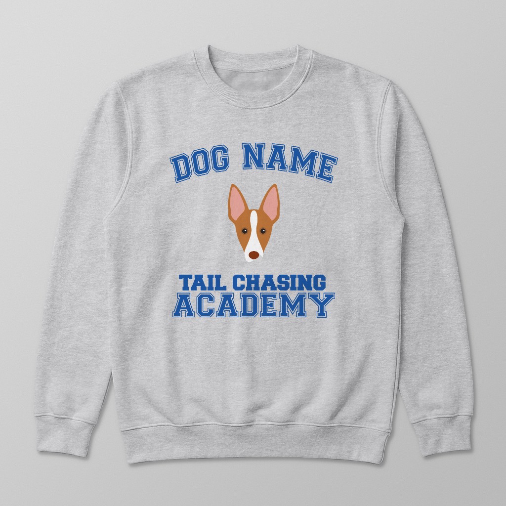 Tail Chasing Academy: Personalized {breedFullName} Sweatshirt