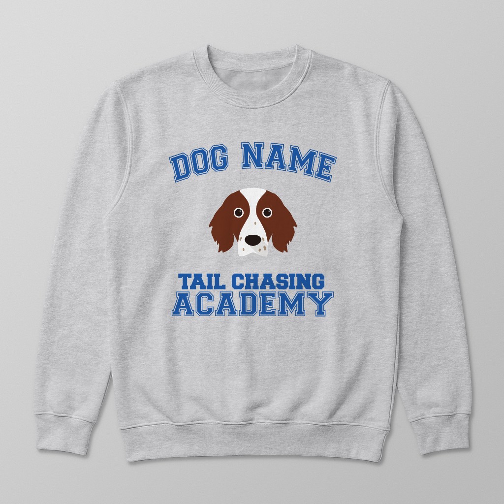 Tail Chasing Academy: Personalized {breedFullName} Sweatshirt