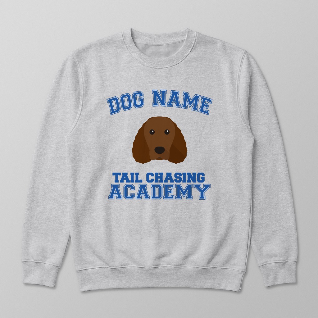 Tail Chasing Academy: Personalised {breedFullName} Sweatshirt
