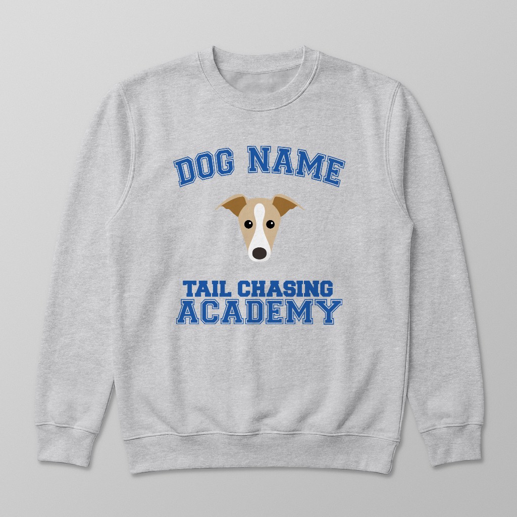 Tail Chasing Academy: Personalized {breedFullName} Sweatshirt