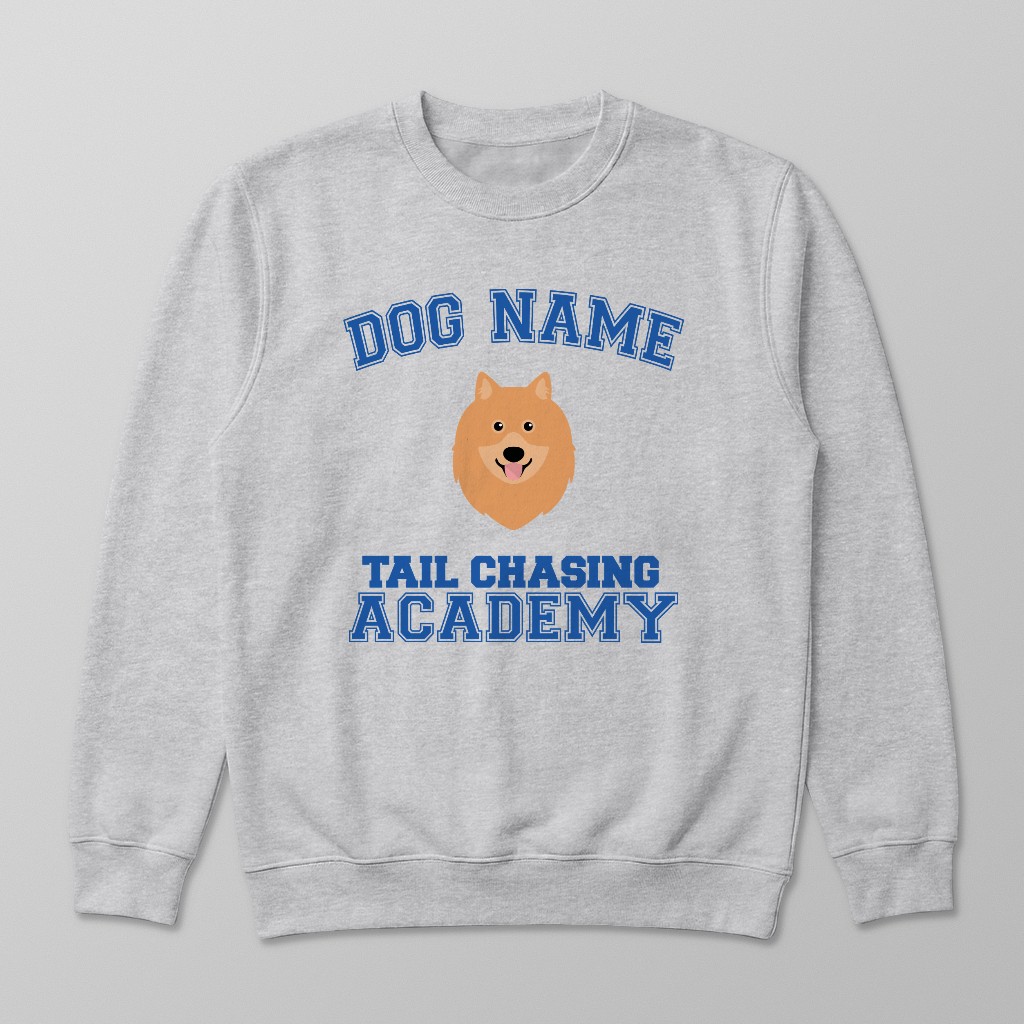 Tail Chasing Academy: Personalized {breedFullName} Sweatshirt